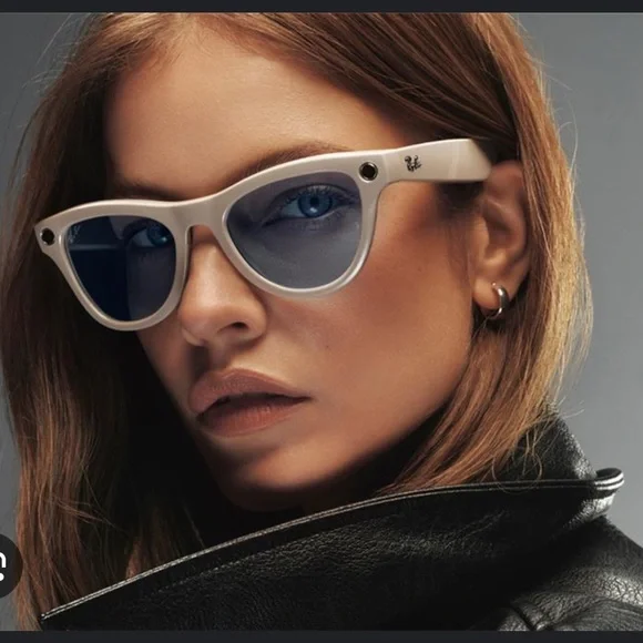 Ray-Ban Meta Skyler smart Sunglasses no scratches lens Gradient Cinnamon Pink - Picture 1 of 16